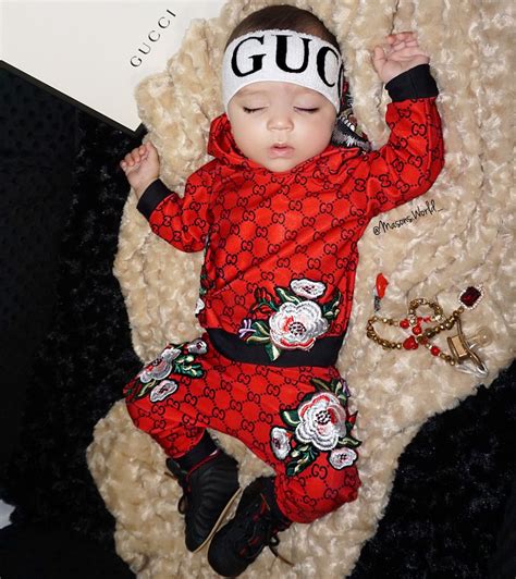 baby gucci logo|newborn baby wearing gucci.